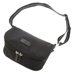 Gucci GG nylon black waist bag